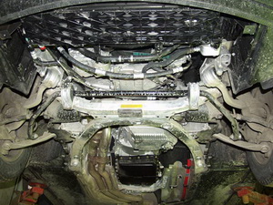 Защита картера BMW 5-й серии Е 60 V-2,5 защита КПП AL (2003-) (03.0557)
