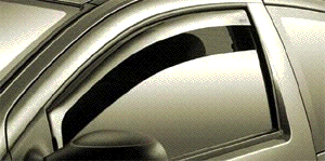 Дефлекторы на двери Mitsubishi Galant EAO, 4-door, 01/1997-, задние вставные, ClimAir (2560)