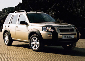 Защита передних фар прозрачная Land Rover Freelander 2004- (221100)