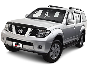 Защита передних фар карбон Nissan Pathfinder 2005- (227150CF)