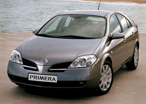 Защита передних фар карбон Nissan Primera 2002- (EGR 3440CF)