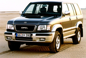 Защита передних фар прозрачная Opel Monterey 1998- (215040)
