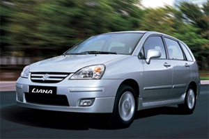 Защита передних фар позрачная Suzuki Liana 2001- (EGR6307)
