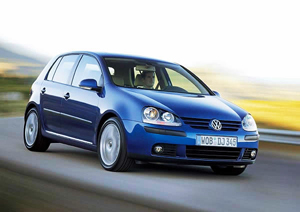 Защита передних фар карбон Volkswagen Golf V 2005- (EGR4825)