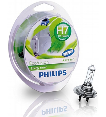 Галогенные лампы Philips H7 Eco Vision +10% (2шт.)