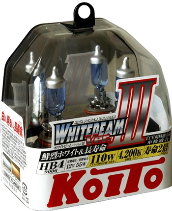 Галогенные лампы KOITO HB4 WhiteBeam III (4200K) P0757W