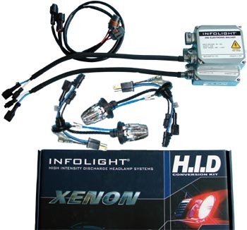Комплект ксенона Infolight H4 (4300K) + галоген