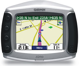 Портативный навигатор Garmin zumo 550 (с картой Европы)