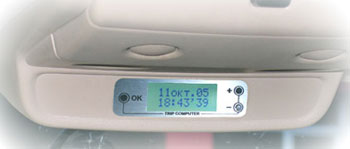 Маршрутный бортовой компьютер Mitsubishi Pajero Sport 4.2 СПОРТ (белый экран)