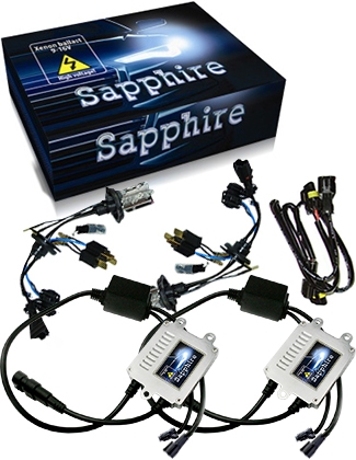 Комплект ксенона Sapphire mini H4 (4300К) + галоген