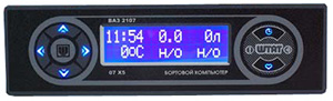 Бopтовой компьютер Штат 2107Х5 (зеленый дисплей, голосовой) для автомобилей Ваз