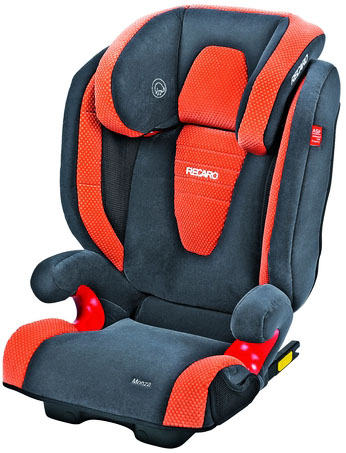 Детское кресло RECARO Monza Seatfix (материал верха Topline Microfibre Grey/Pepper)