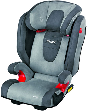 Детское кресло RECARO Monza Seatfix (материал верха Trendline Bellini Asphalt/Grey)
