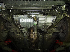 Защита картера ALFA ROMEO 166 V6 (09/1998-2000) (01.0489)