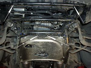 Защита картера BMW X5 V-4,4 (2000-2003-) (03.0283)