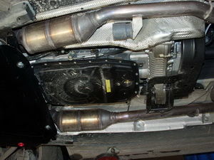 Защита картера BMW X5 V-4,4 Защита АКПП Нержавейка (2003-) (03.1130)