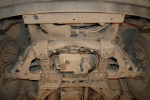 Защита картера CHEVROLET TRAIL Blazer LTZ V-4,2 сталь 3мм (2006-) (04.1369)
