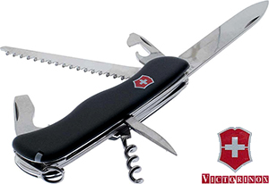 Солдатский армейский нож Victorinox Forester (black) 0.8363.3