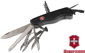 Солдатский армейский нож Victorinox Hercules (black) 0.9043.3