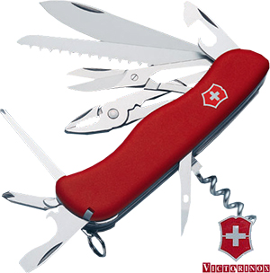 Солдатский армейский нож Victorinox Hercules (red) 0.9043